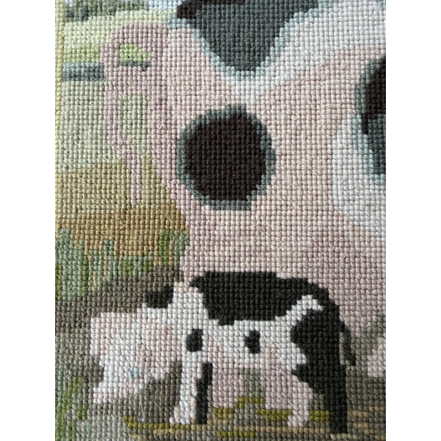 Custom Framed Hand-Embroidered English Country Needlepoints – Set of Four For Sale - Image 12 of 18