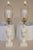 1940s Neoclassic Art Deco Empire Regency Modern Carrara Marble Urn Style Table Lamps For Sale - Image 12 of 12