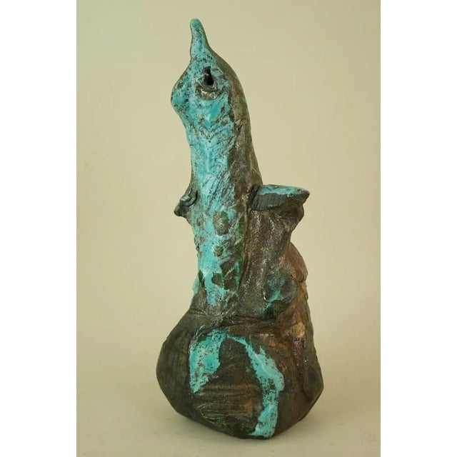 Antonia Campi, Surrealist Sculpture with Metallic Luster, 1960s, Ceramic For Sale - Image 8 of 18