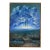 Surrealist Cloudscape Painting With Cathedral Towers, Manner Magritte For Sale