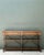 Rustic Vintage Stanley Wood and Iron Console Table For Sale - Image 3 of 17