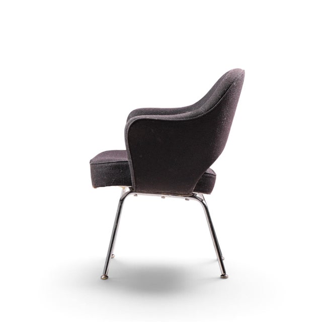 Knoll Eero Saarinen for Knoll Mid Century Executive Dining Chair For Sale - Image 4 of 10