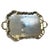 Large Vintage f.b. Rogers Silverplate Footed Butler’s Serving Tray - 27.5” For Sale - Image 13 of 13