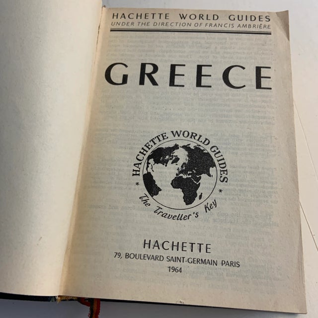 Paper 1960s Hachette World Guides Morocco and Greece Books - Set of 2 For Sale - Image 7 of 13