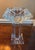 Contemporary Vintage Solid Lead Crystal Squared Pillar Candleholder For Sale - Image 3 of 7