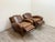 Brown Pair of Recliner Leather Chairs For Sale - Image 8 of 11