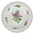Réverbère Salad Bowl with Rim and Pink Pattern from KG Lunéville, 1980s For Sale