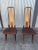 Stunning chairs created by Jeffrey Greene in Pennsylvania in lovely palm and mahogany wood. The palm wood has a graceful...
