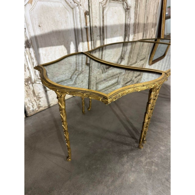French Bronze Coffee Table from Maison Bagues, 1950s For Sale - Image 10 of 17
