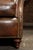 Vintage Wingback Leather Chair With Pillow, Ottoman by Walter E. Smithe For Sale - Image 14 of 18