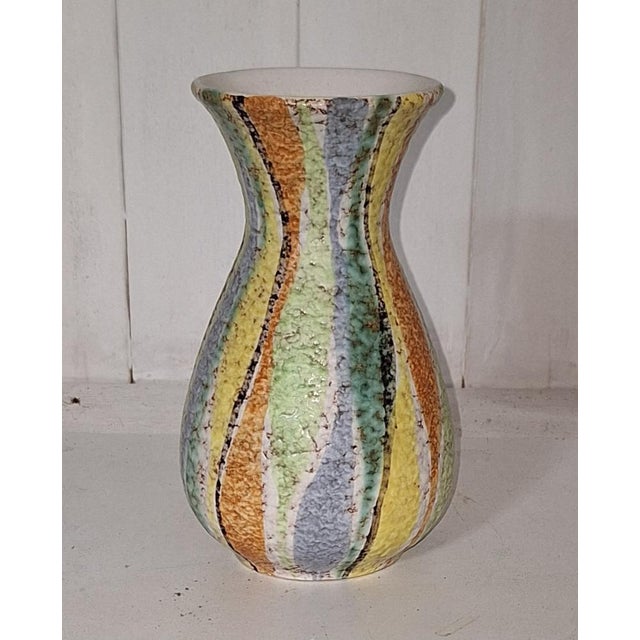 1950s Mid-Century Ceramic Vase from Jasba, 1950s For Sale - Image 5 of 5