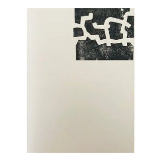 Chillida Lithograph Dm04174 Derriere Le Miroir 1968 For Sale