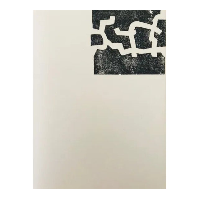 Chillida Lithograph Dm04174 Derriere Le Miroir 1968 For Sale