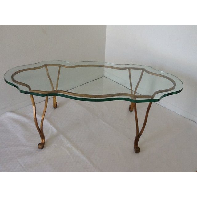 Vintage Iron GoldLeaf Coffee Table Chairish