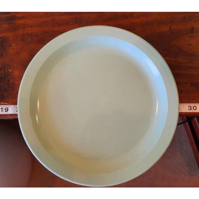Green Texas Ware Mint Green Plates Set Melamine Melmac Texasware Set 12 For Sale - Image 8 of 9