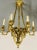 Louis XVI 19th Century Dore Bronze Chandelier, Six Light, Estate Item For Sale - Image 13 of 13