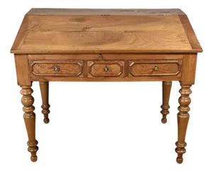 Louis Philippe Sloping Desk in Walnut, Late 19th Century