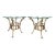 1970s Elevate Your Space With Timeless Grandeur of Maitland-Smith Mid-Century Neoclassical Gilt Side Tables For Sale