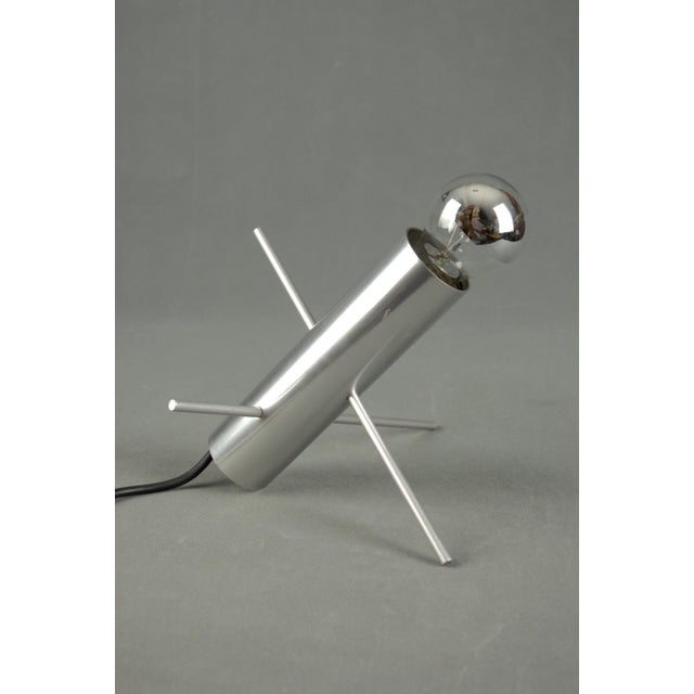 Metal Cricket R-60 Table Lamp by Otto Wasch for Raak, Amsterdam, 1960s For Sale - Image 7 of 12
