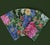 Vintage Easter Spring Floral Reversible Pleated Placemats and Matching Napkins- Set of 8 For Sale In Charlotte - Image 6 of 12