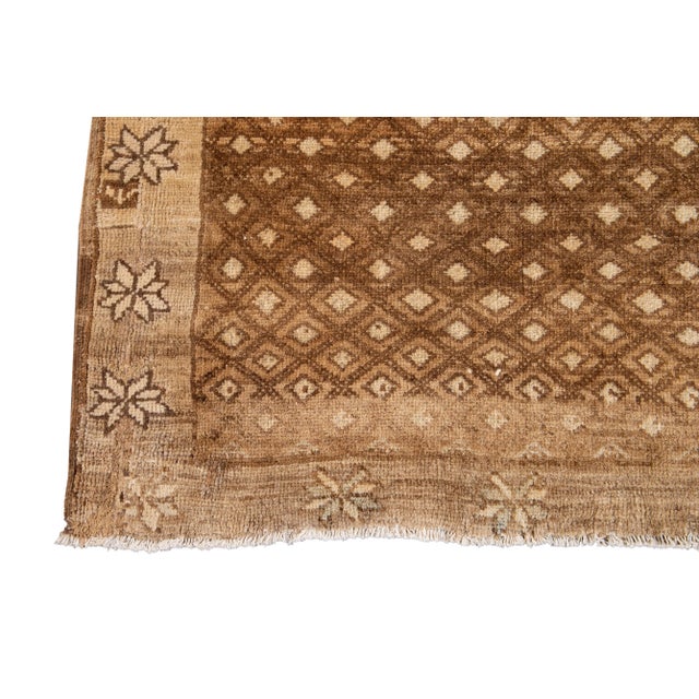 Mid- 20th Century Vintage Turkish Anatolian Kars Rug 8 X 10 For Sale - Image 10 of 13