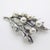 1970s Vintage Italian Handmade Genuine Silver Christmas Decoration Holly Miniature For Sale - Image 5 of 9
