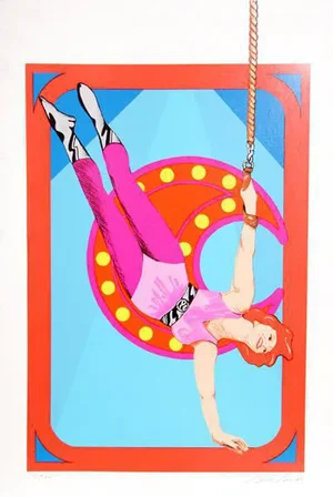 1981 Bob Pardo Trapeze Print