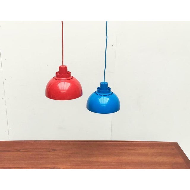 Mid-Century Danish Minisol Pendant Lamps by K. Kewo for Nordic Solar, 1960s, Set of 2 For Sale - Image 18 of 18