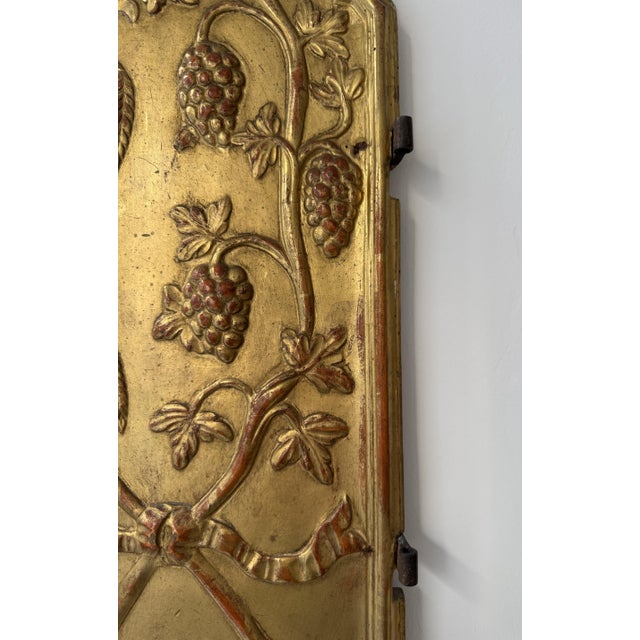 Gilded Wooden Tabernacle Door, Italy, 1800s For Sale - Image 6 of 10