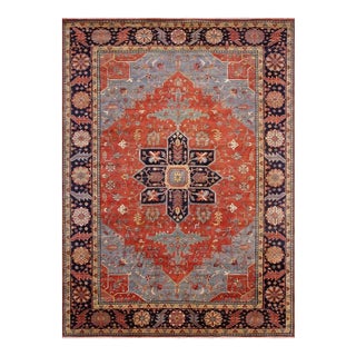 Pasargad Home Serapi Rust Wool Area Rug-3'10'' X 6' 2'' For Sale