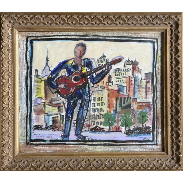 Street Art Konstantin Bokov, Mariachi Bill Clinton, Acrylic and Mixed Media, Signed and Dated For Sale - Image 3 of 3