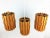 Tan Vintage Scandinavian Pine Ceiling Lamps, 1960s, Set of 3 For Sale - Image 8 of 13