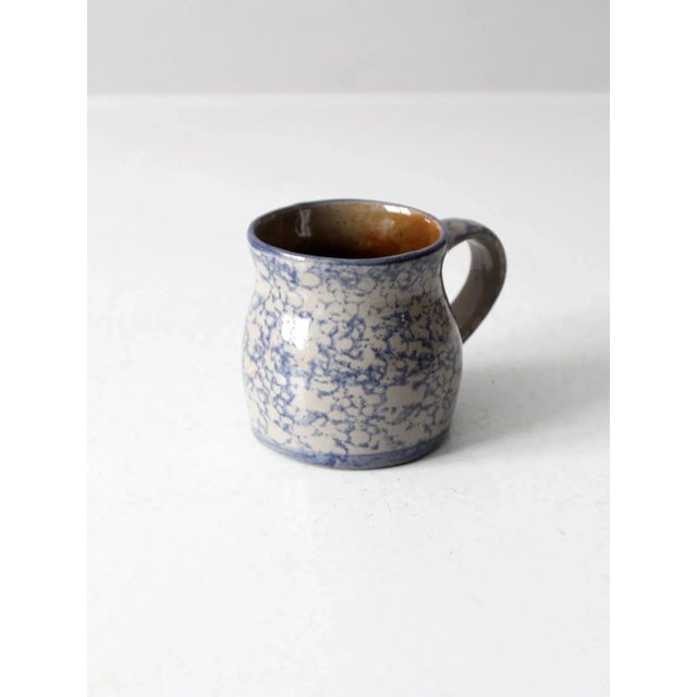 Vintage Beaumont Brothers Pottery Spongeware Mug For Sale - Image 9 of 9