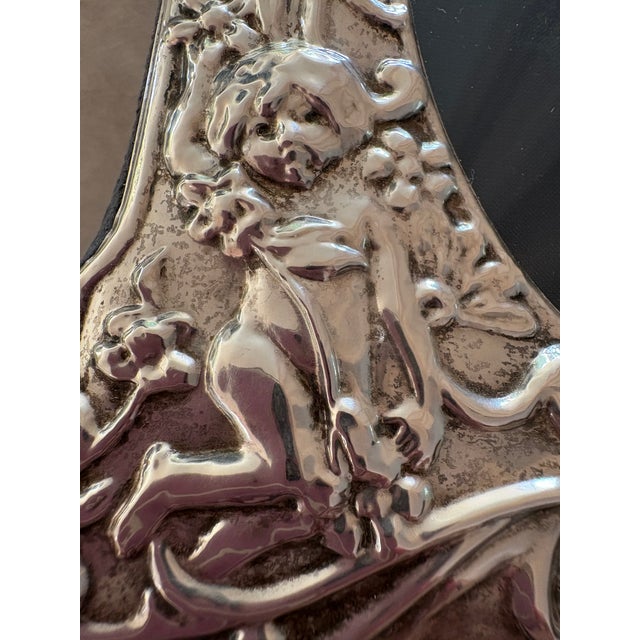 Sterling Silver Cherub Frame For Sale - Image 9 of 11