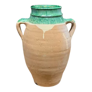 Vintage Turkish Terracotta Oil Jar