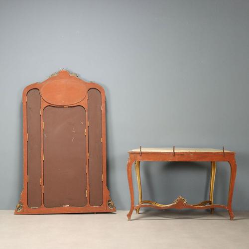 Console Table with Mirror, Set of 2 For Sale - Image 12 of 13