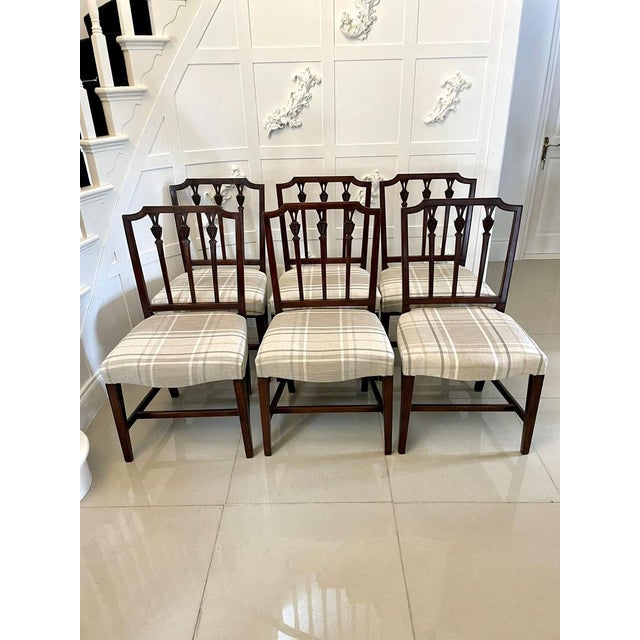 George III Mahogany Dining Chairs, 1780s, Set of 8 For Sale - Image 3 of 14