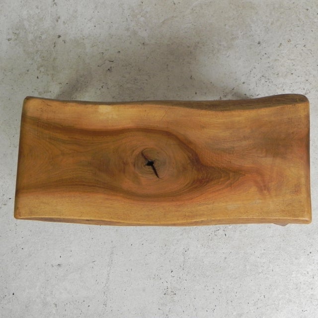 Vintage Wooden Side Table, 1960s For Sale - Image 11 of 14