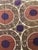 Extra Large Brown Cotton Suzani With Round Medallions For Sale - Image 9 of 10