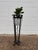 Late 20th Century French Black-Painted Metal Jardinière For Sale - Image 9 of 11