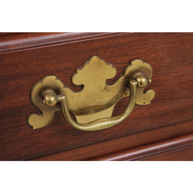 Henkel Harris Cherry 4 Drawer Chairside Chest For Sale - Image 9 of 13