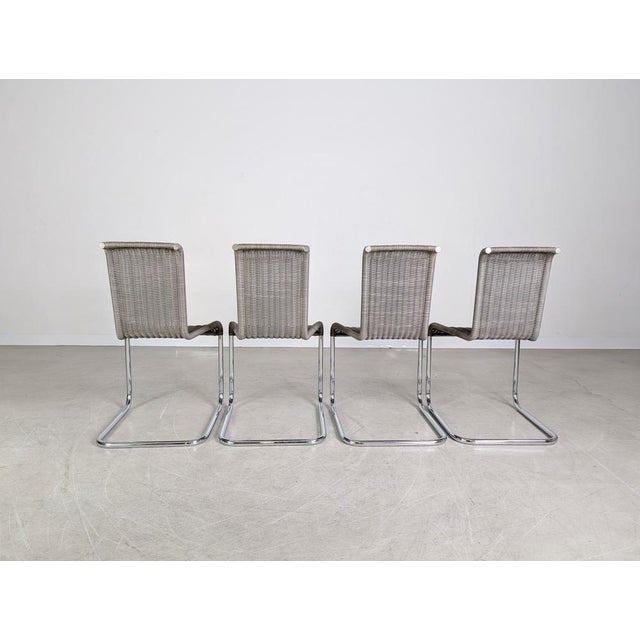 B20 Cantilever Chairs by Jean Prouve for Tecta, Set of 4 For Sale - Image 4 of 9