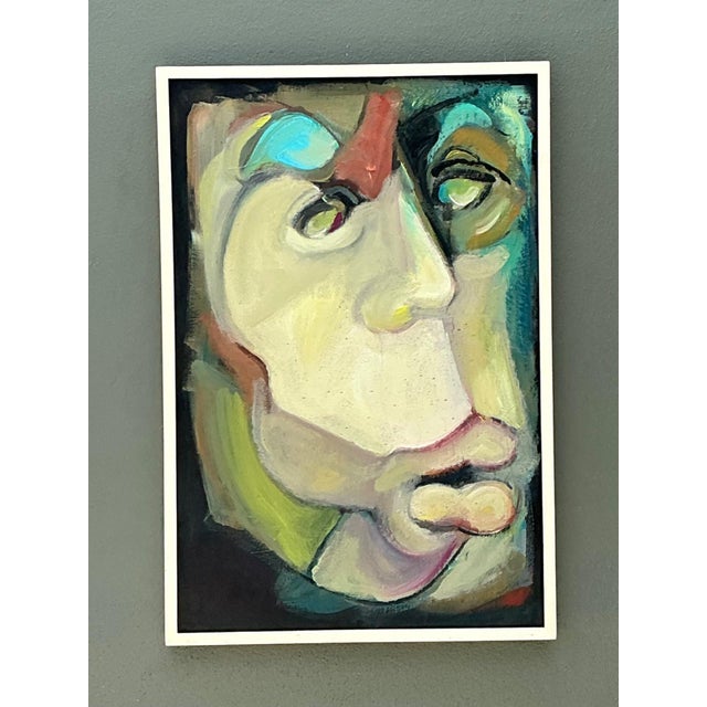 Abstract Expressionist Oil Painting on Canvas For Sale - Image 4 of 18