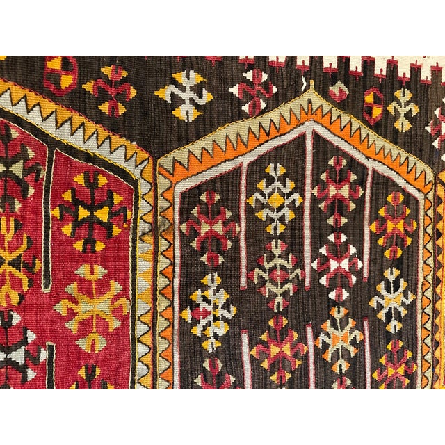 Antique Turkish Anatolian Kilim Rug of Matrimony For Sale - Image 18 of 18