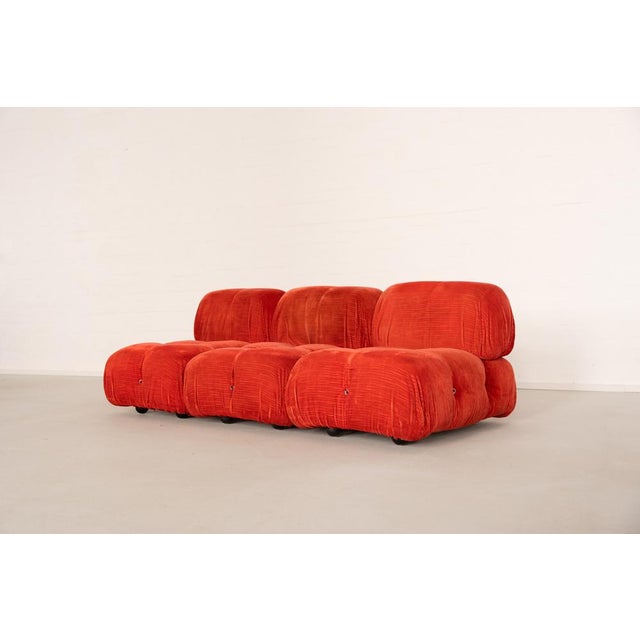 Textile Camaleonda Sofa by Mario Bellini for B&B Italia, 1970s, Set of 3 For Sale - Image 7 of 16