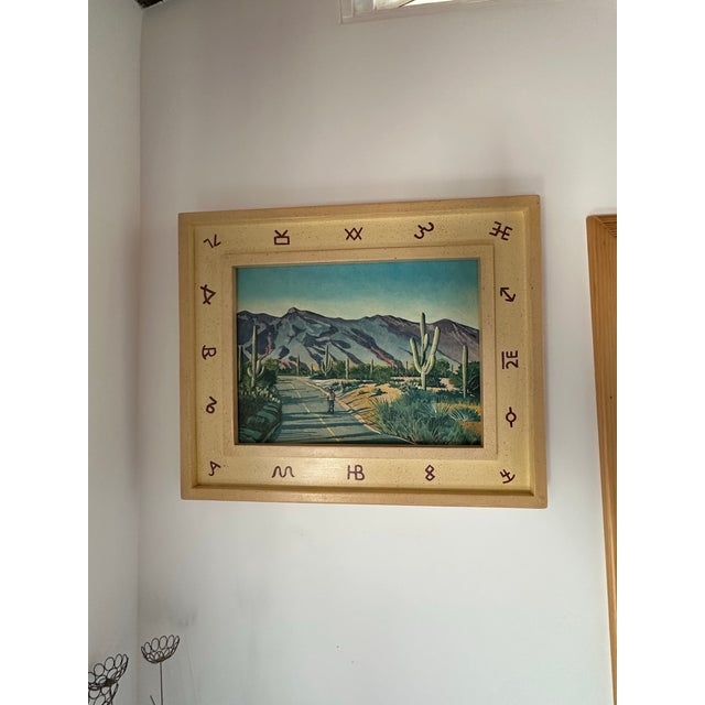 1990s Charles Lopresto Desert Highway Acrylic Painting 1998 For Sale - Image 5 of 7