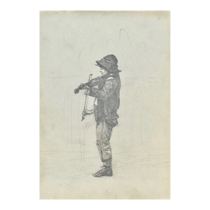 Young Violin Player, c. 1870-1880