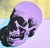 Andy Warhol (after) "Skull purple" print, size 60 x 60 cm, plate signed bottom right, numbered with pencil on heavy paper,...