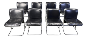 Calla Dining Chairs by Antonio Ari Colombo, 1970s, Set of 8