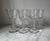 Mid-Century Modern 1950s Mid-Century Modern Wine Glasses Crystal Garland Pattern by Libbey Glass Company - Set of 7 For Sale - Image 3 of 10